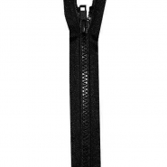 Reißverschluss, teilbar, 50 cm, 5 mm, 25949-732, schwarz