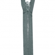 Reißverschluss, teilbar, 60 cm, 5 mm, 25950-716, grau