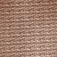 Gewebe Bengalin, Jacquard, geometrisch, 25386-5, orange