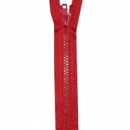 Reißverschluss, teilbar, 50 cm, 5 mm, 25949-548, rot