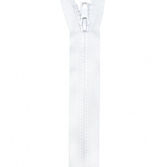 Reißverschluss, teilbar, 70 cm, 5 mm, 25951-501, weiß