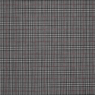 Anzugstoff, Karo, 25014-31, schwarz-weiß
