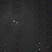 Netzstoff, elastisch, Glitter, 25969-04, schwarz