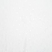 Netzstoff, Polyester, Punkte, Richelieu, 25972-01, weiß