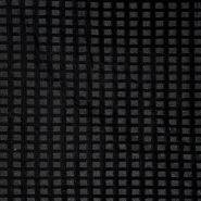Plüsch auf Netz, geometrisch, 25999, schwarz