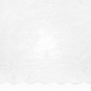 Spitze, dehnbar, floral, 26093-001, weiß