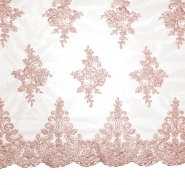 Spitze, dehnbar, floral, 26093-688, rosa