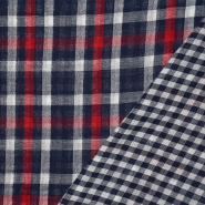 Musselin, doppelt, beidseitig, Karo, 26136-001