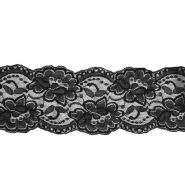 Spitze, elastisch, 95 mm, 26207-002, schwarz
