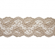Spitze, elastisch, 95 mm, 26207-024, beige
