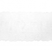 Spitze, elastisch, 23 cm, 26202-003, weiß