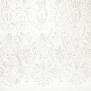 Spitze mit Pailletten, floral, 26212-010, sahne