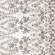 Spitze mit Pailletten, floral, 26213-300, beige