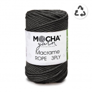 Garn, Macrame Rope 2 mm, 24317-08, Dunkelbraun
