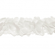 Band, dekorativ, floral, 26449-001, weiß