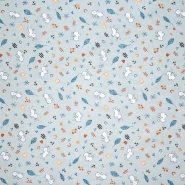 Baumwolle, Popeline, für Kinder, 26479-01, blau