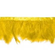 Federn auf Band, 16 cm, 26422-004, gelb