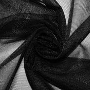 Tüll, weich, glänzend, 26490-05, schwarz