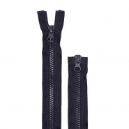 Reißverschluss, teilbar, 70 cm, 6 mm, 2 Schieber, 26493-730, dunkelblau