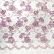 Spitze, dehnbar, floral, 26499-688, rosa