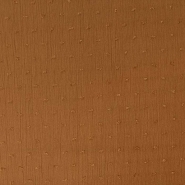Gewebe, Viskose, zerknittert, Punkte, 26619-056, orange-braun