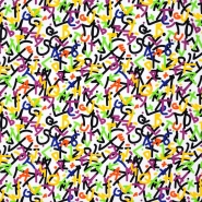 Sweatshirtstoff, Buchstaben, 26628-999