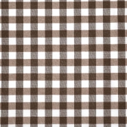 Dekogewebe, Karo, 21032-10, dunkelbraun