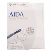 Gewebe zum Sticken, 48 x 53 cm, 26698-100, weiß