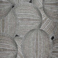 Dekojacquard, beidseitig, Kreise, 26704-91, grau