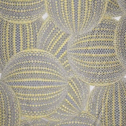 Dekojacquard, beidseitig, Kreise, 26704-41, gelb