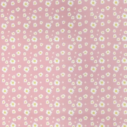 Kunstleder, digital, floral, 26744-232, rosa