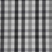 Dekogewebe, Teflon, Sandra, Karo, 26913-69, grau