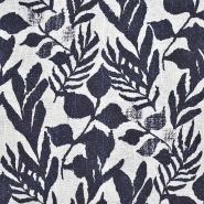 Dekogewebe, digital, pflanzlich, 26916-1912, dunkelblau