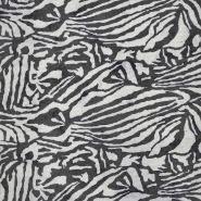 Dekogewebe, digital, tierisch, 26917-02, grau