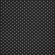 Bengalin, elastisches Gewebe, Punkte, 26925-069, schwarz