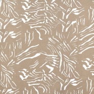 Bengalin, elastisches Gewebe, tierisch, 26926-052, beige
