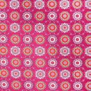 Baumwolle, Popeline, Ornament, 26942-019, rosa