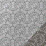 Dekojacquard, beidseitig, Ornament, 26975, violett