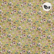 Deko, Druck, bio, digital, floral, 26990-05, ocker