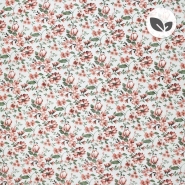 Deko, Druck, bio, digital, floral, 26990-01, sahne