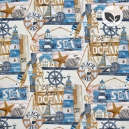 Deko, Druck, bio, digital, Meer, 26993-03, braun