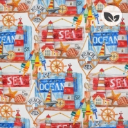 Deko, Druck, bio, digital, Meer, 26993-02, rot