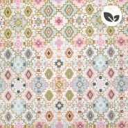 Deko, Druck, bio, digital, geometrisch, 26998-07, rosa