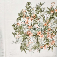 Gewebe, Viskose, floral, 27114-02