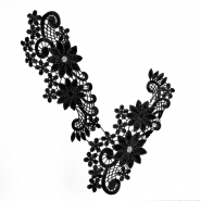 Applikation, Einsatz, 27249-002, schwarz