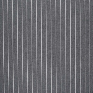 Anzugstoff, Streifen, 27569-2002, grau