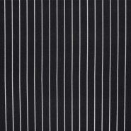 Anzugstoff, Streifen, 27569-2006, schwarz