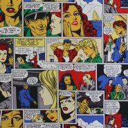 Dekostoff, Druck, Comic, 12621-01