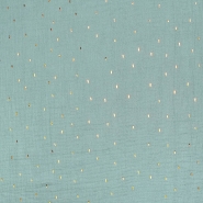 Musselin, doppelt, Punkte, 27711-001, mint