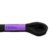 Stickgarn, Ljubica, 360307-336, schwarz